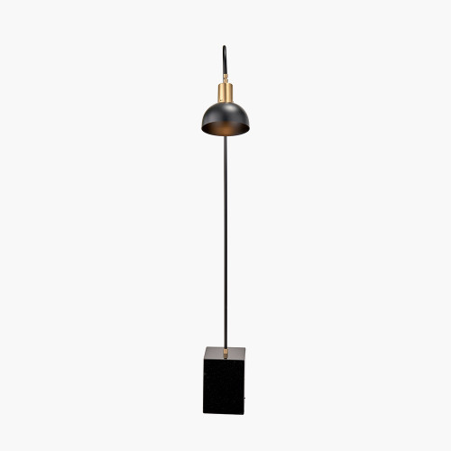 Pacific Lifestyle Mayfair Matt Black Domed Task Floor Lamp