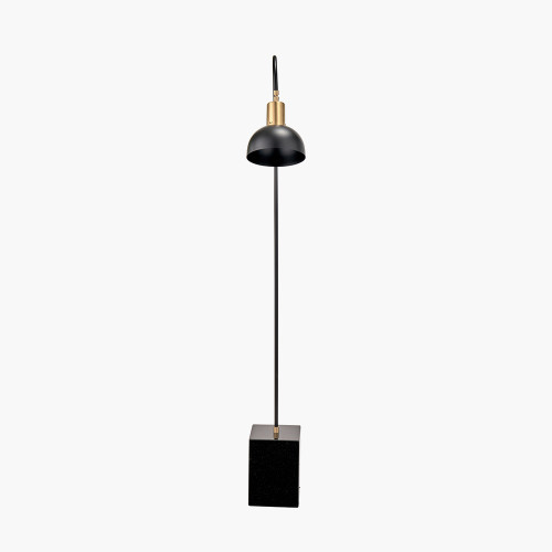 Pacific Lifestyle Mayfair Matt Black Domed Task Floor Lamp