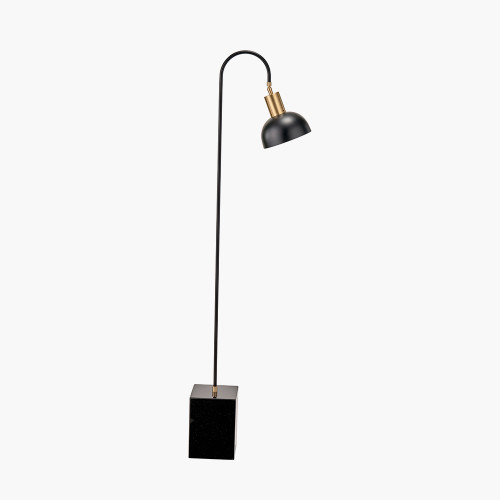Pacific Lifestyle Mayfair Matt Black Domed Task Floor Lamp