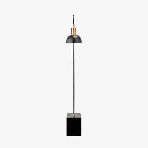 pacific lifestyle Mayfair Matt Black Domed Task Floor Lamp