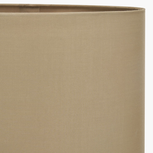 Pacific Lifestyle Mia 25cm Taupe Oval Cotton Mix Lampshade