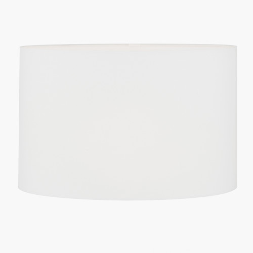 Pacific Lifestyle Mia 30cm Ivory Oval Cotton Mix Lampshade