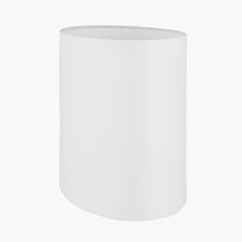Pacific Lifestyle Mia 30cm Ivory Oval Cotton Mix Lampshade