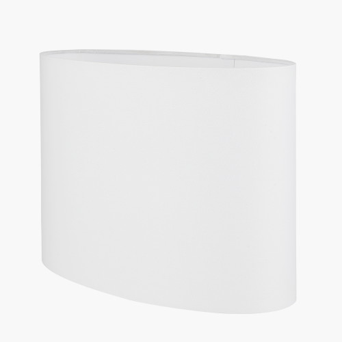 Pacific Lifestyle Mia 35cm Ivory Oval Cotton Mix Lampshade