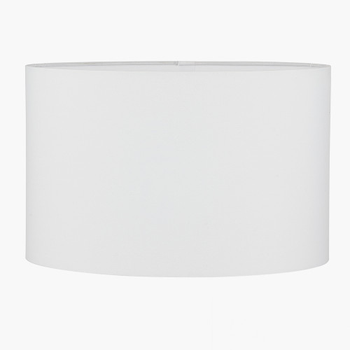 pacific lifestyle Mia 35cm Ivory Oval Cotton Mix Lampshade