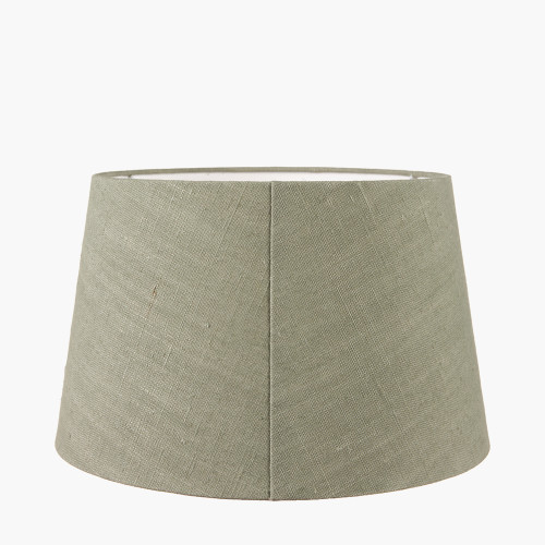 Pacific Lifestyle Milos 25cm Pistachio Green Linen Tapered Lampshade