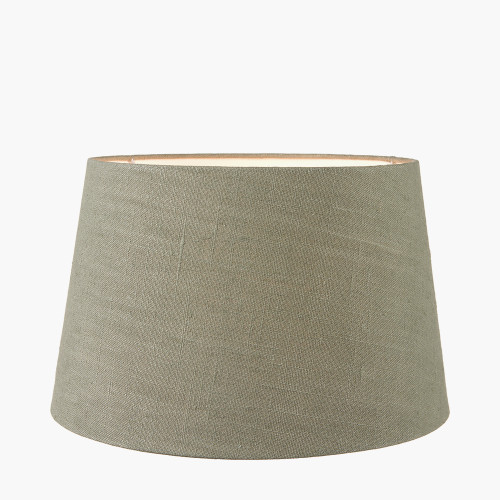 Pacific Lifestyle Milos 35cm Pistachio Green Linen Tapered Lampshade