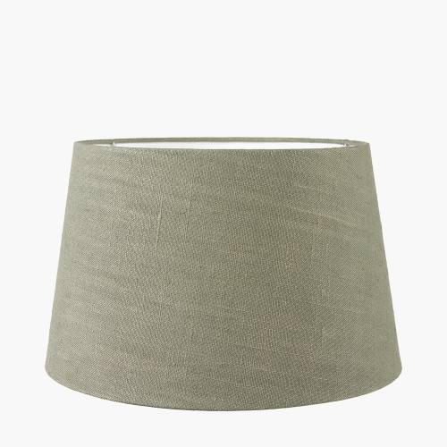 pacific lifestyle Milos 35cm Pistachio Green Linen Tapered Lampshade