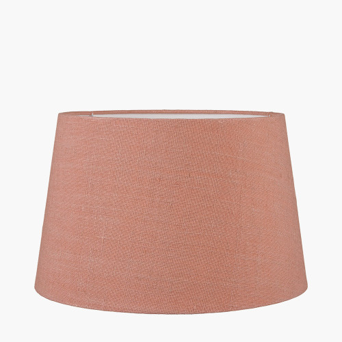 pacific lifestyle Milos 40cm Apricot Linen Tapered Lampshade