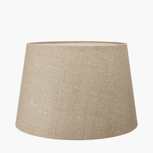 Pacific Lifestyle Milos 40cm Natural Linen Tapered Lampshade