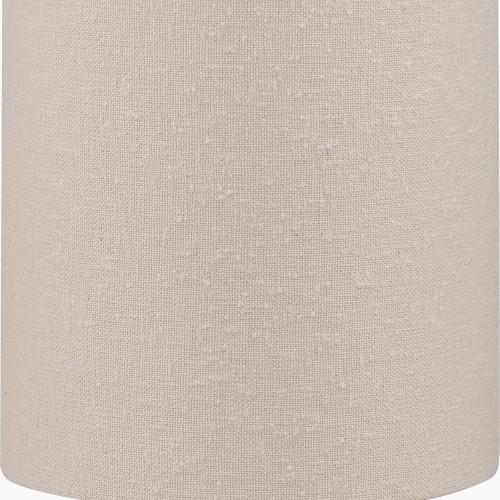 Pacific Lifestyle Mirissa White Slubby Handloom Fabric Floor Lamp