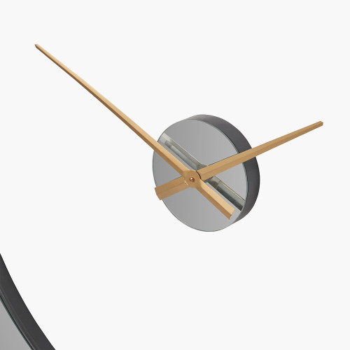 Pacific Lifestyle Mirror And Gold 2 Piece Open Wall Clock