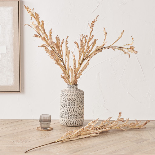 Pacific Lifestyle Natural Apricot Autumn Leaf Pack Of 6