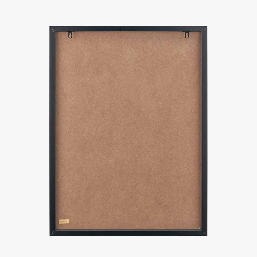 Pacific Lifestyle Natural Canvas With Black Stripe Pattern And Black Frame