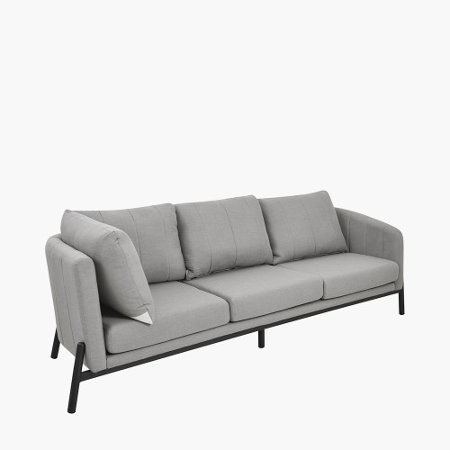 Pacific Lifestyle Nevada Putty Large Outdoor Corner Seating Set With Adjustable Table