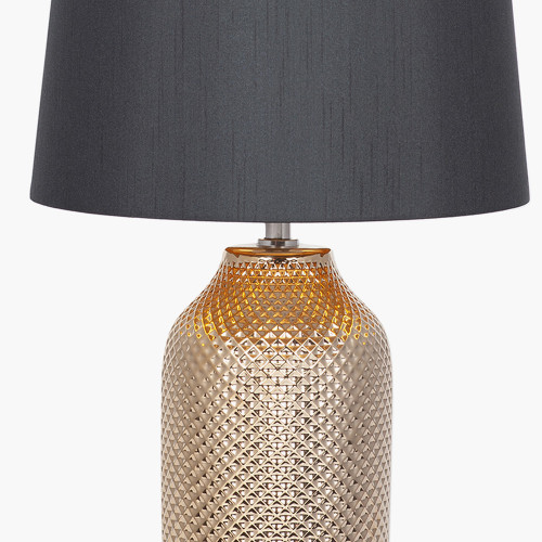 Pacific Lifestyle Nova Gold Textured Ceramic Table Lamp