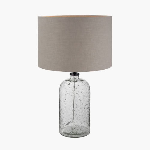 Pacific Lifestyle Ophelia Grey Bubble Glass Table Lamp Base