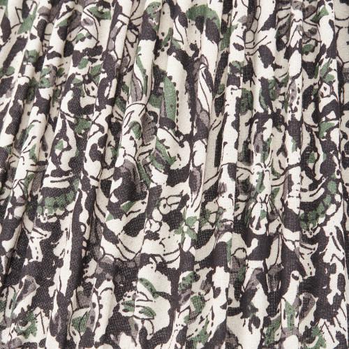 Pacific Lifestyle Ornella 45cm Green Floral Design Mushroom Pleat Empire Lamp Shade