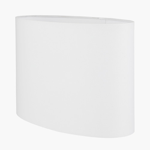 Pacific Lifestyle Osa Shiny Gold Metal Jaguar Table Lamp Base With Mia 40cm Ivory Oval Cotton Mix Lampshade