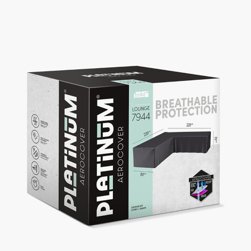 pacific lifestyle Outdoor Seating Set Aerocover L-Shape 220 x 220 x 90 x 70