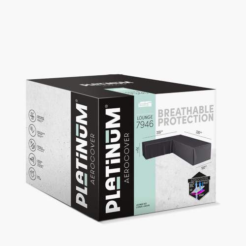 pacific lifestyle Outdoor Seating Set Aerocover Right Hand L-Shape 330 x 255 x 100 x 70