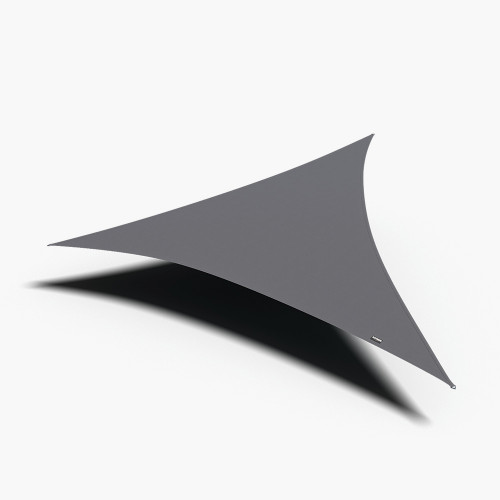 Pacific Lifestyle 3.6m Triangle Shade Sail Grey