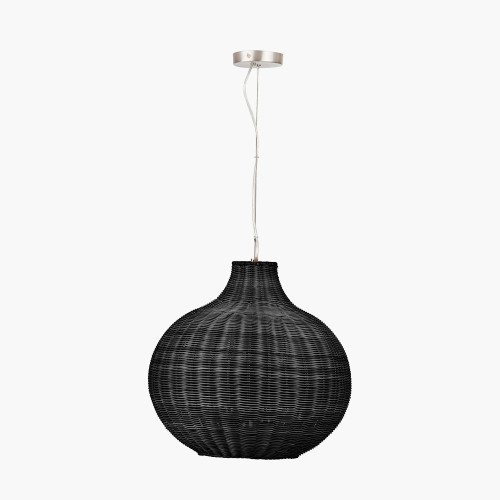 pacific lifestyle Allona Black Rattan Pendant