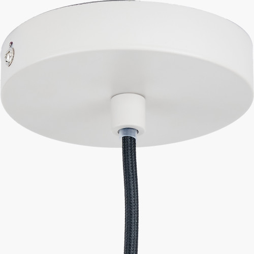 Pacific Lifestyle Amalie Grey Metal Retro Pendant