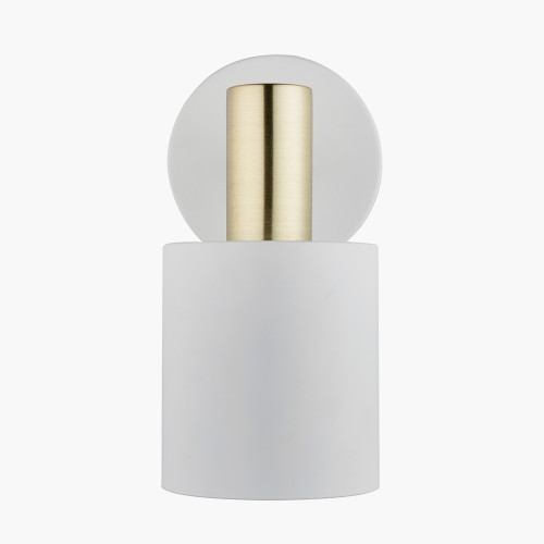Pacific Lifestyle Biba White And Gold Wall Light
