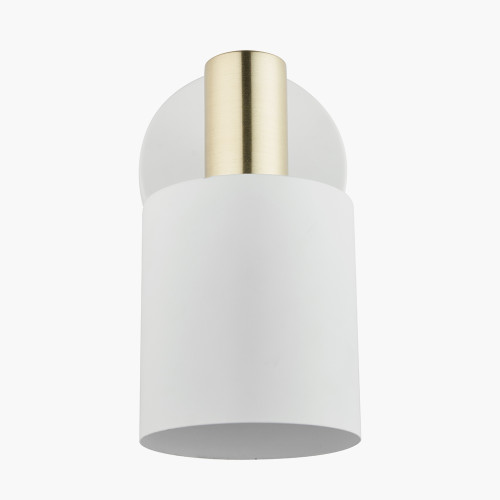 Pacific Lifestyle Biba White And Gold Wall Light
