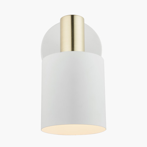 Pacific Lifestyle Biba White And Gold Wall Light