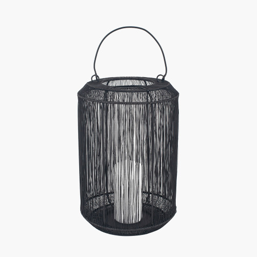 pacific lifestyle Black Metal Wire Lantern Medium