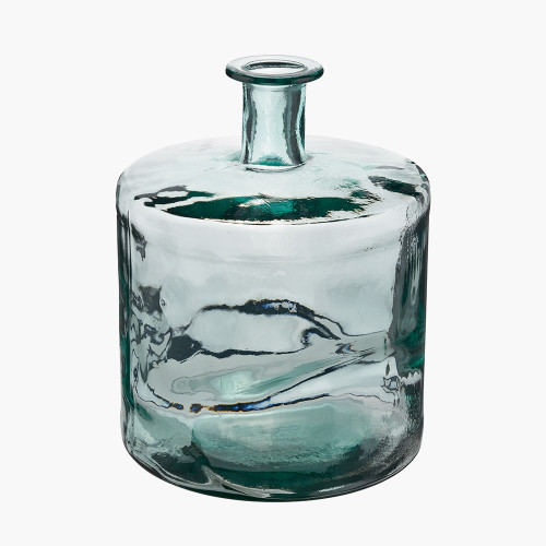 Pacific Lifestyle Clear Recycled Glass Bottle Vase