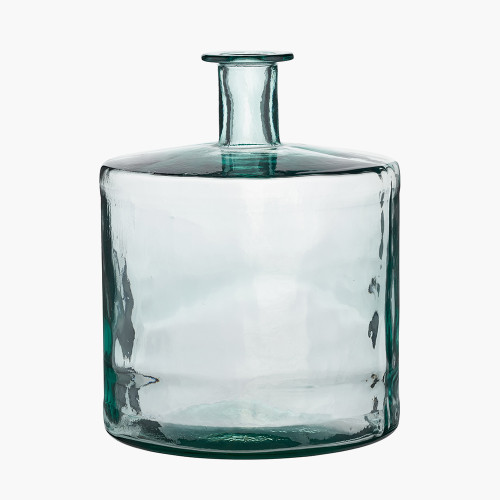pacific lifestyle Clear Recycled Glass Bottle Vase