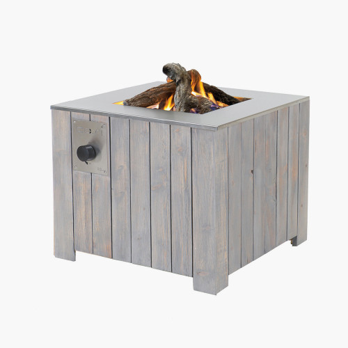 pacific lifestyle Cosicube 70 Grey Wash Fire Pit