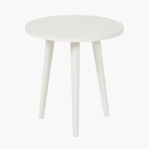 Pacific Lifestyle Croft Linen Pine Wood Side Table