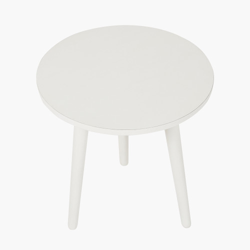 Pacific Lifestyle Croft Linen Pine Wood Side Table