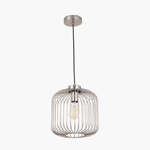Pacific Lifestyle Dania Silver Metal Wire Pendant