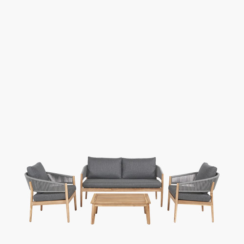 pacific lifestyle Denver Grey Outdoor Seating Set