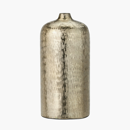 pacific lifestyle Gold Metal Hammered Vase Tall