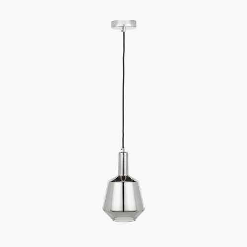 pacific lifestyle Jake Shiny Smoked Glass Pendant