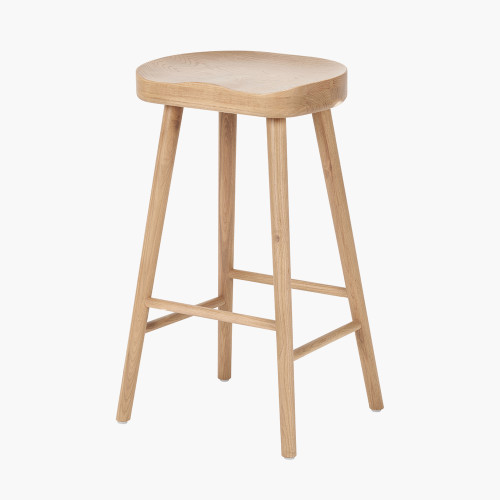 Pacific Lifestyle Laselle Ash Wood Bar Stool