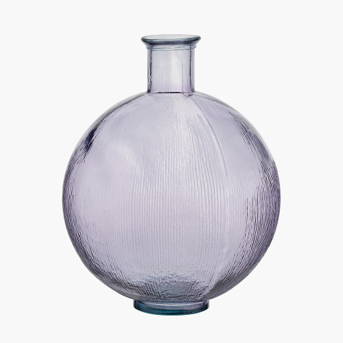 Pacific Lifestyle Lilac Round Recycled Glass Vase