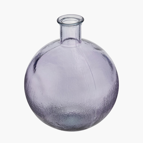 Pacific Lifestyle Lilac Round Recycled Glass Vase