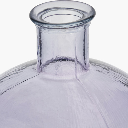 Pacific Lifestyle Lilac Round Recycled Glass Vase