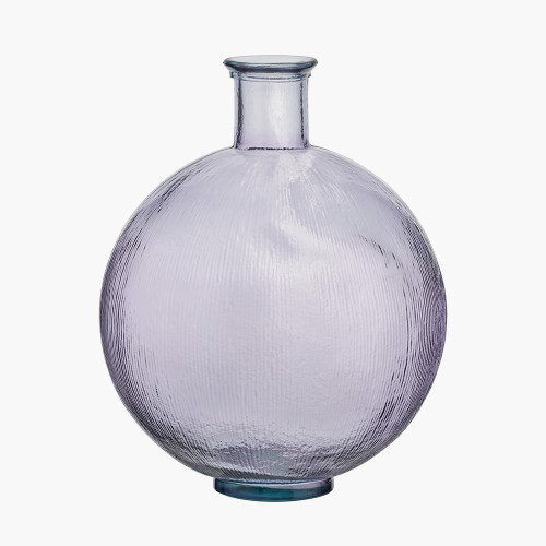 pacific lifestyle Lilac Round Recycled Glass Vase
