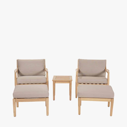 pacific lifestyle Malta Outdoor Hocker Set