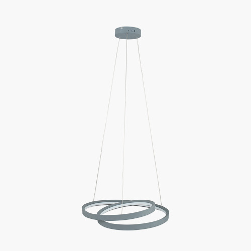 Pacific Lifestyle Neptune Grey LED Ring Pendant