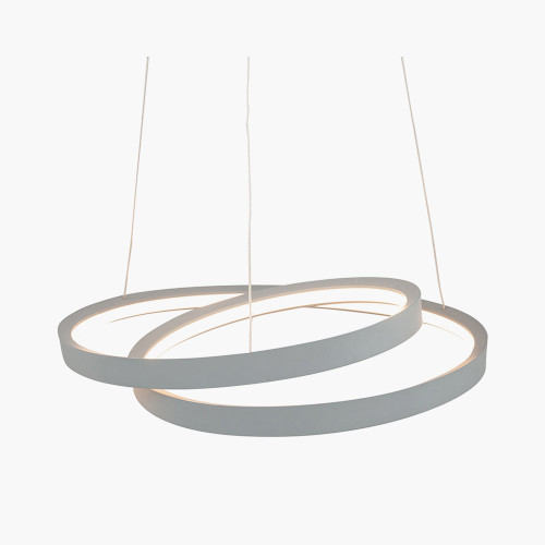Pacific Lifestyle Neptune Grey LED Ring Pendant