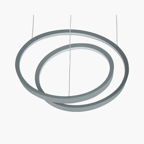 Pacific Lifestyle Neptune Grey LED Ring Pendant